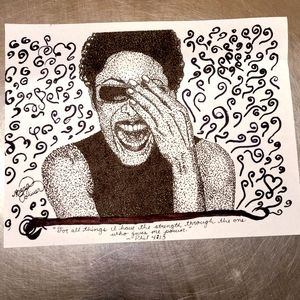 MY ARTWORK:STIPPLE DRAWING